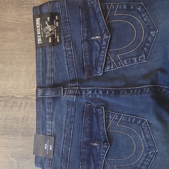True Religion Halle High Rise Super Skinny size 27 women's jeans. NWT MSRP $198 - Picture 5 of 7
